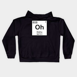 Oahu Periodic Table Kids Hoodie